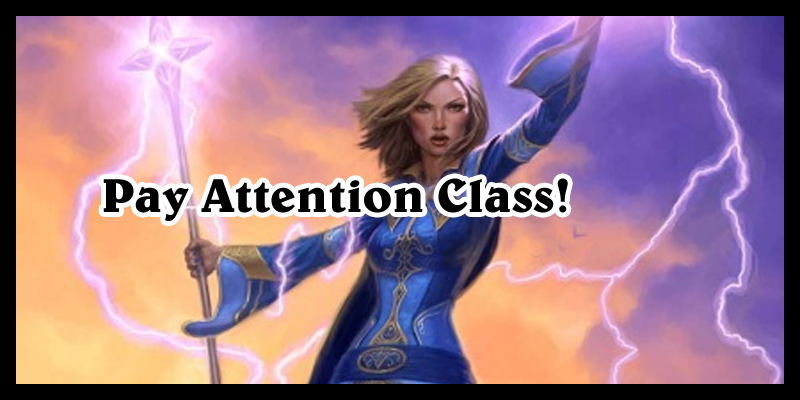 Pay Attention Class: Note Taking in Tournaments